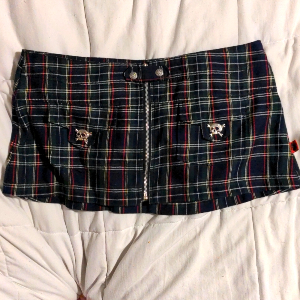 TRIPP vintage plaid mini skirt